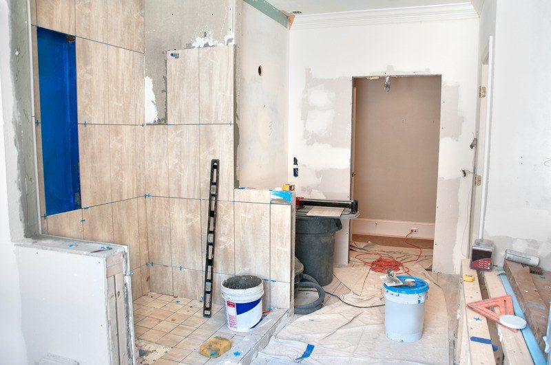 Powder room to master bath